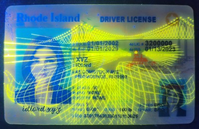 Rhode Island (RI) Fake Dirvers Licence